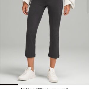 Ribbed softstreme high rise cropped